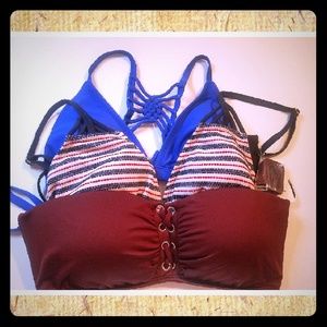 3 pieces top bikini size D/DD